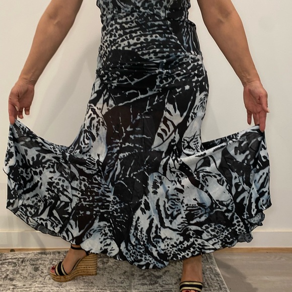 Roberto Cavalli blue tiger dress - Picture 5 of 15